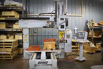 We have (5) five axis CNC plastics machines with 48″ “Z” clearance and four three-axis CNC plastics machines for on-time parts delivery.
