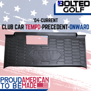 BOLTED GOLF Club Car Golf Cart Floor Mat - 04-Present (99621)