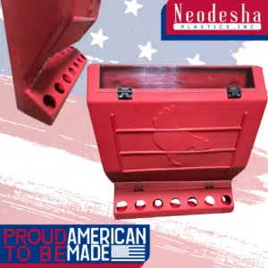 40 LB High Capacity Chicken Wall Feeder w/ Hinged Lid Made in USA (99625)
